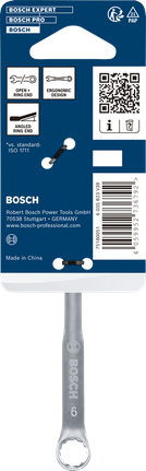 Cờ lê kết hợp Bosch 9 mm bằng thép crom vanadi.