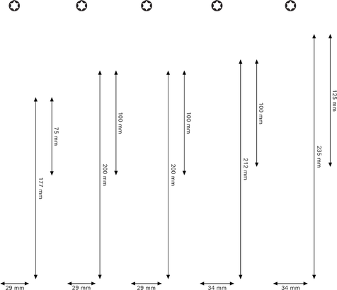 Bộ tua vít Torx, 5 chi tiết