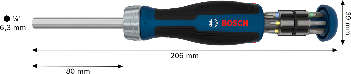 Tua vít bánh cóc dùng mũi tua vít rời