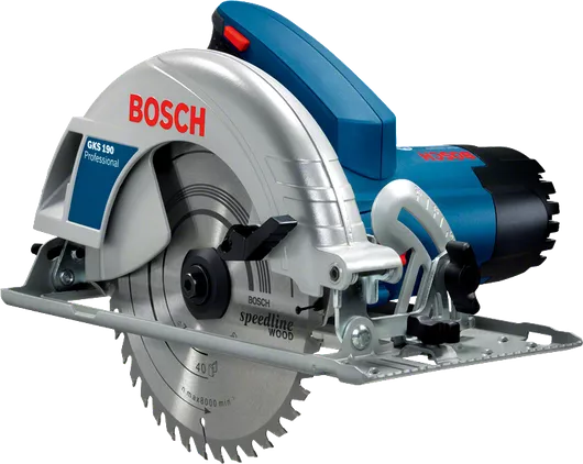 Máy cưa đĩa Bosch GKS 190 dùng để cắt gỗ.