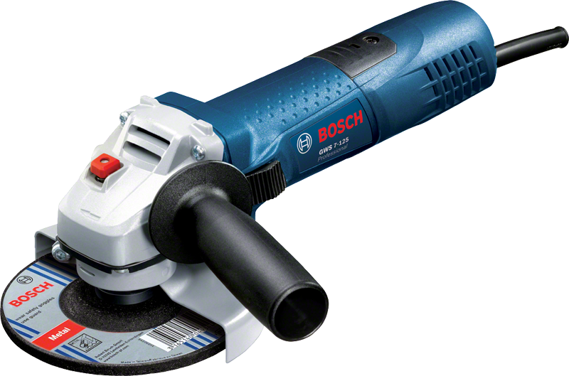 Máy mài góc Bosch GWS 7-125 với đĩa mài 125mm.