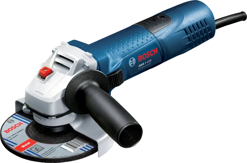 Máy mài góc Bosch GWS 7-125 với đĩa mài 125mm.