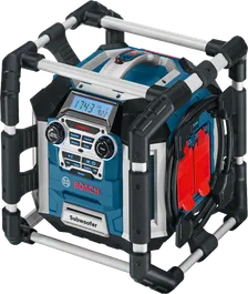 Bộ sạc radio Bosch GML 50 có loa siêu trầm.