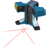 Cắt gạch bằng tia laser màu đỏ.