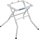 Chân đế cưa Bosch GTA 600, giá đỡ nhẹ có thể gấp lại.